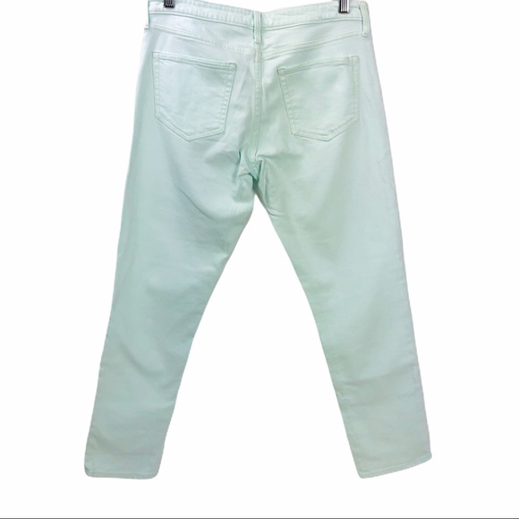 Gap Girlfriend Coupe Pants Mint Green Size 8 - Picture 3 of 6